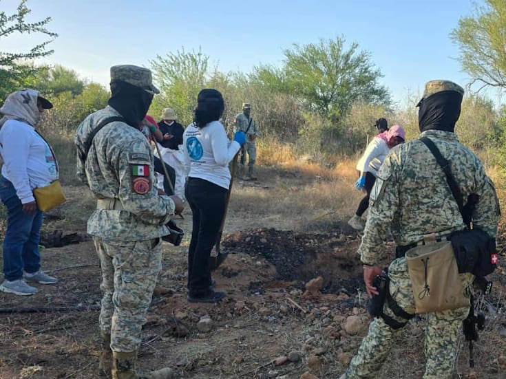 Hallan cuatro fosas clandestinas durante jornada de búsqueda en San Pedro El Saucito