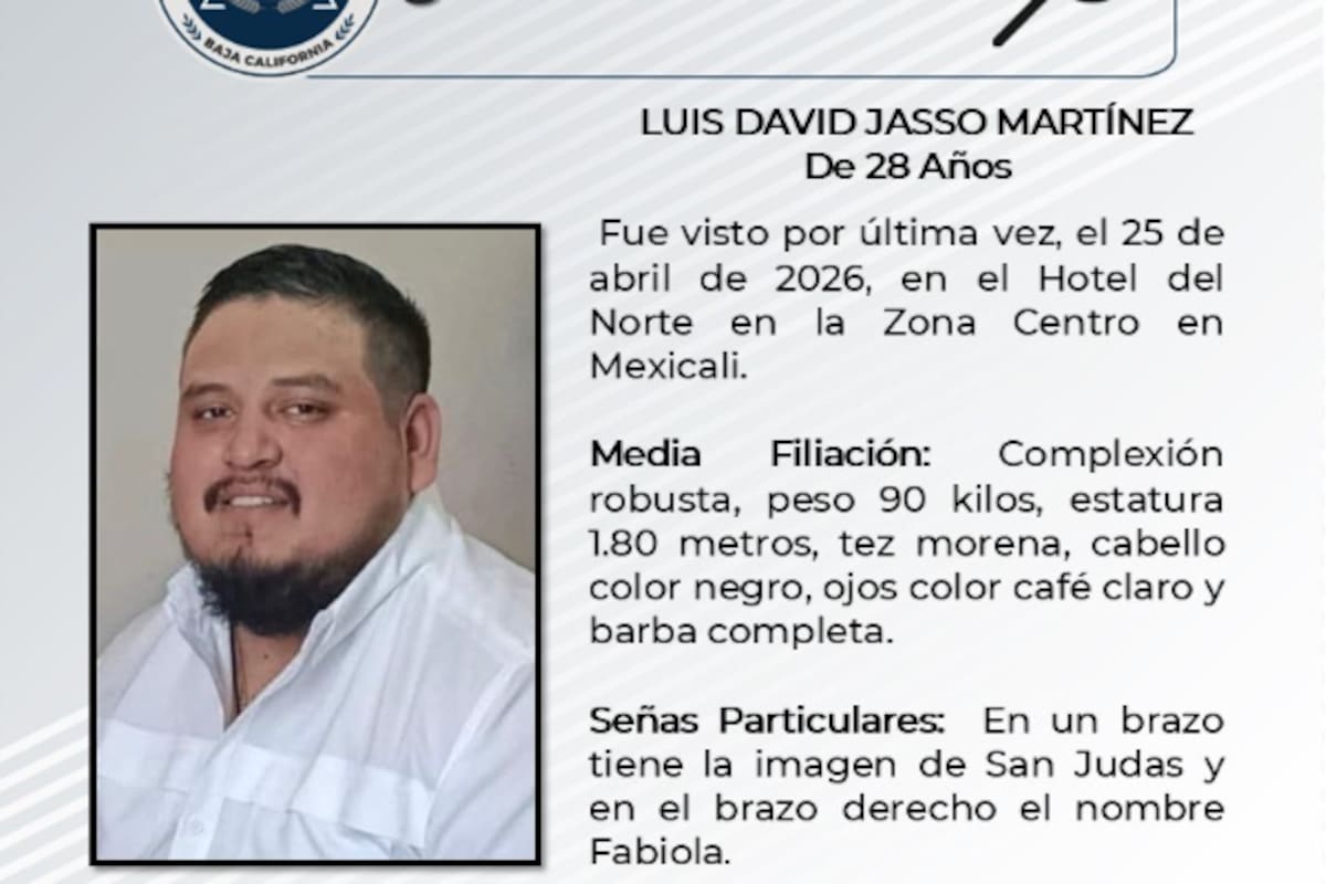 Buscan a hombre visto por última vez en el Hotel del Norte