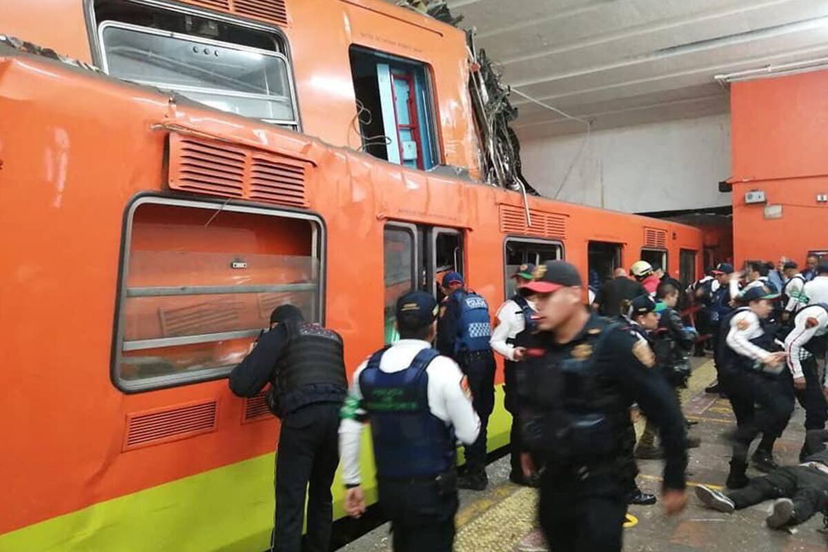 Identifican a persona fallecida tras choque del Metro de la CDMX en Tacubaya