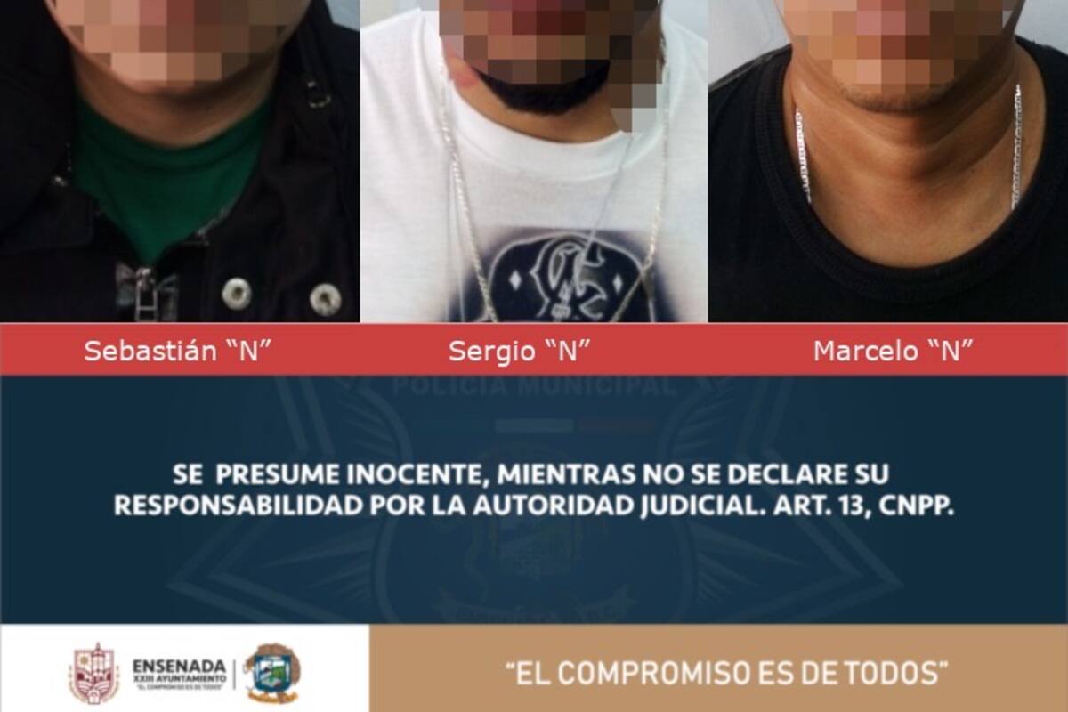 Captura la DSPM a tres hombres por probable robo con violencia a casa de cambio