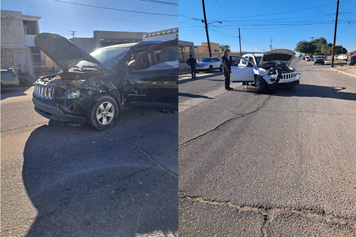 Chocan dos Jeep Compass en SLRC