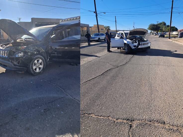 Chocan dos Jeep Compass en SLRC