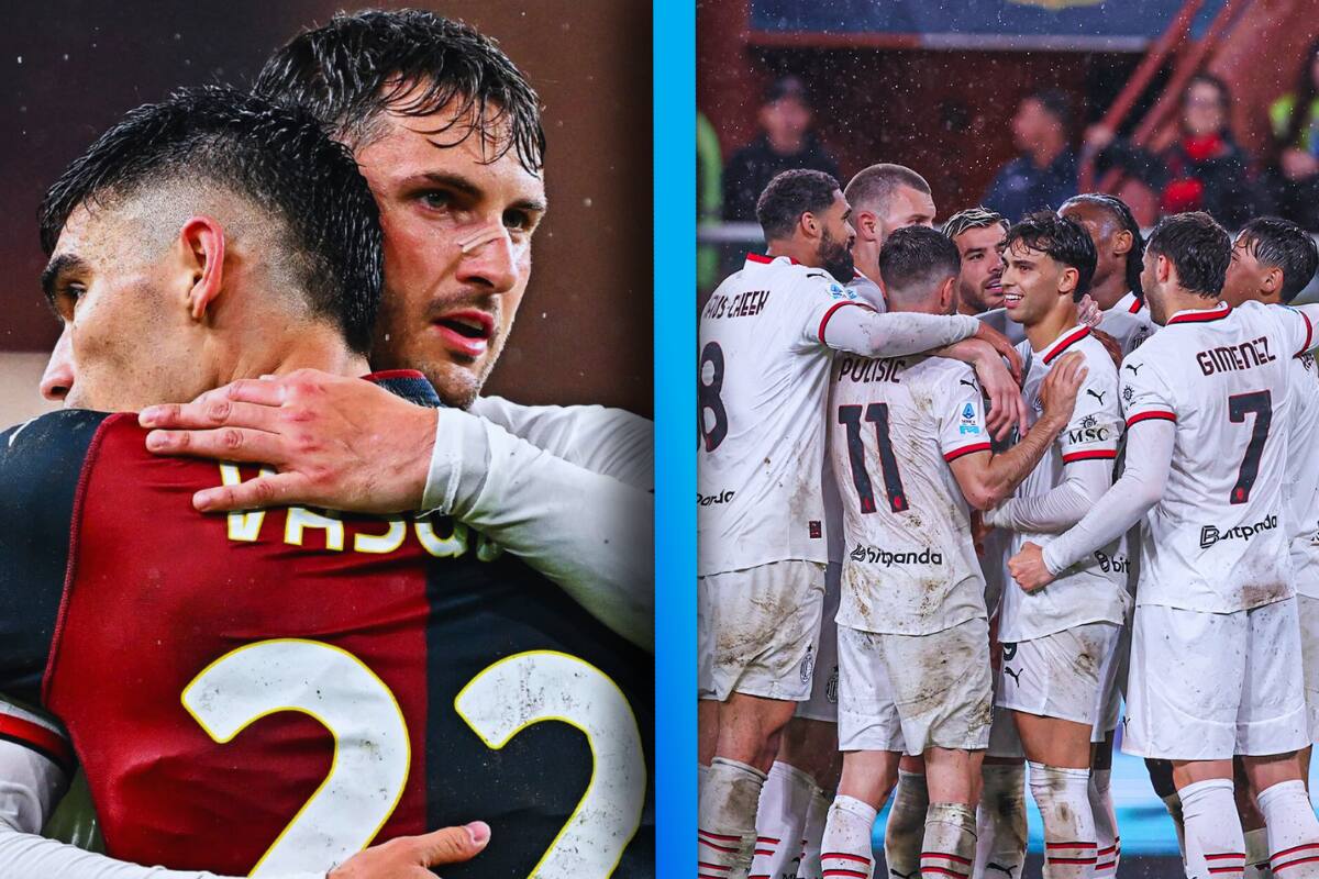 Santi Giménez asiste y le remonta el partido al Genoa de Johan Vásquez