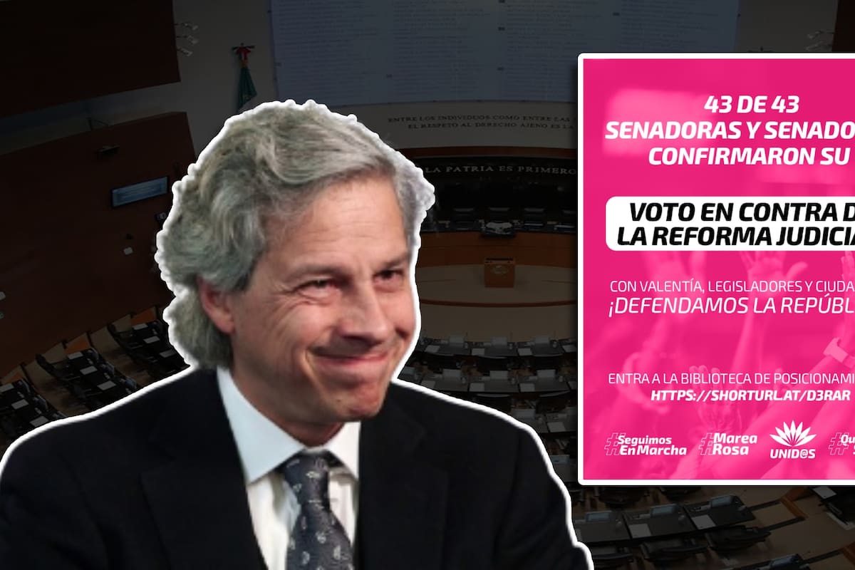 Claudio X. González llama “Héroes de la República” a 43 senadores que anunciaron voto en contra de la Reforma Judicial