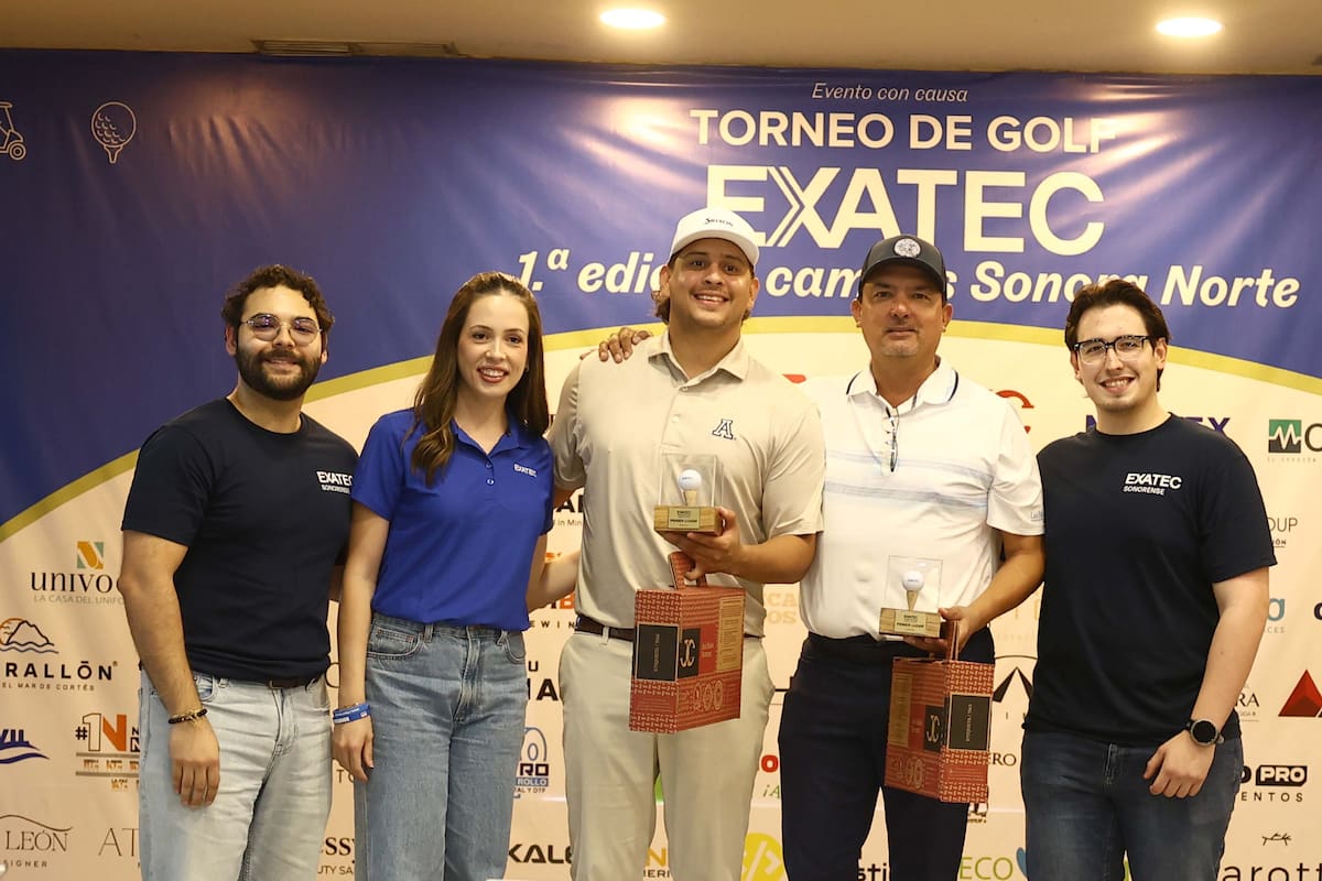Realizan con éxito Torneo de Golf Exatec en Sonora