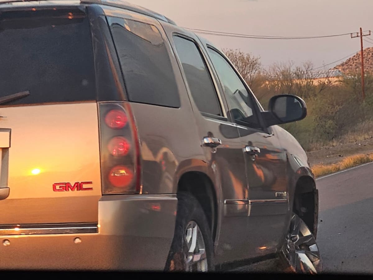 Enfrentamiento armado en Caborca. Fotos: Cortesía