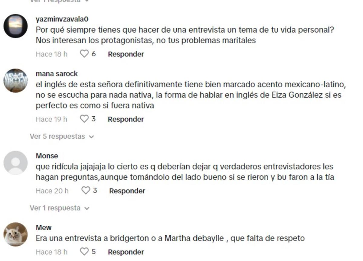 Críticas a Martha Debayle