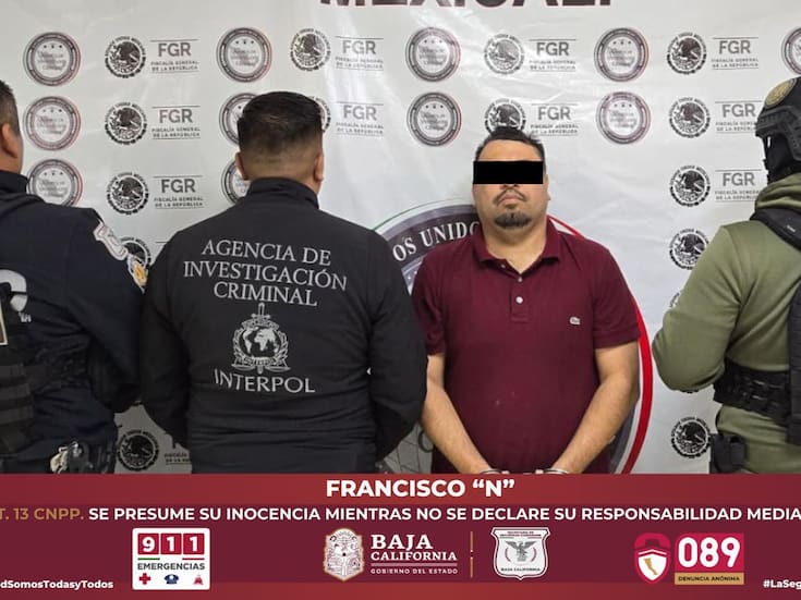 Detienen en Mexicali a prófugo estadounidense por delitos financieros y crimen organizado
