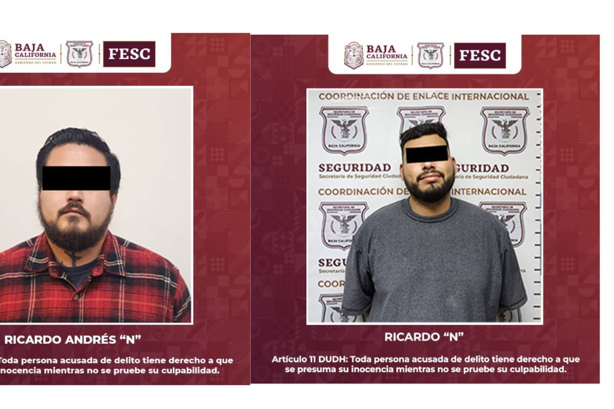 Fuerza Estatal detiene a dos hombres buscados por autoridades extranjeras
