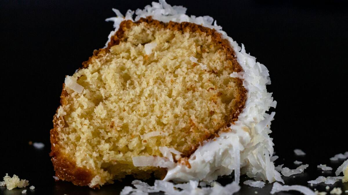 Pastel de coco | Foto: Especial