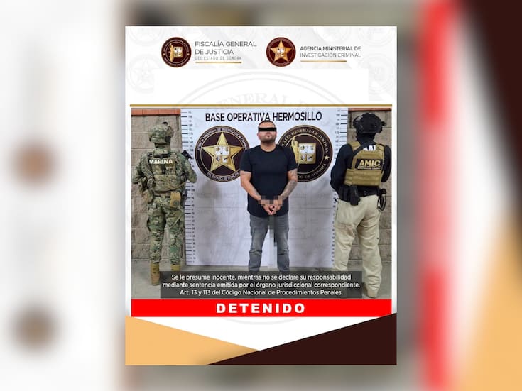 Detienen en Nogales al ‘Tomate’, ligado a “Los Mayos”