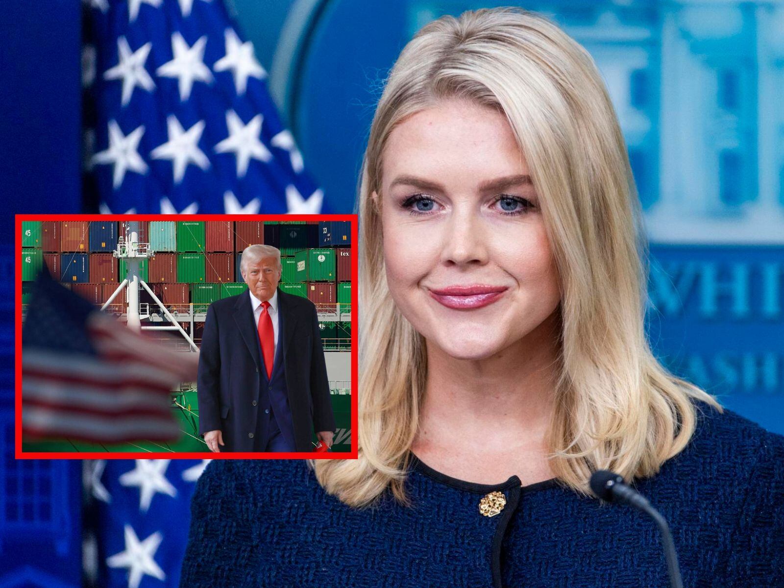 ILUSTRATIVA DE ARCHIVO. Karoline Leavitt, vocera de la Casa Blanca. | Crédito: EFE/REUTERS