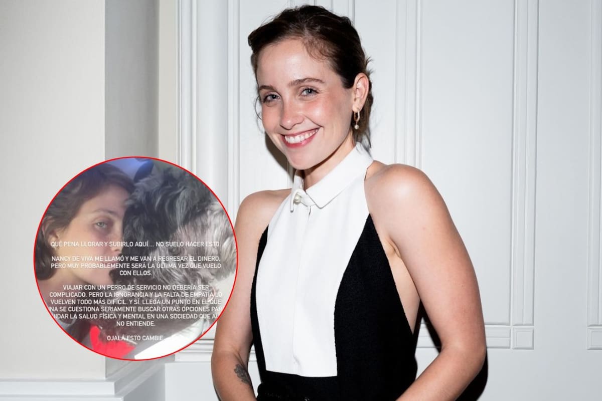 Natasha Dupeyrón acusa discriminación de aerolínea tras impedirle viajar con su perro de servicio; la actriz perdió su vuelo a EEUU