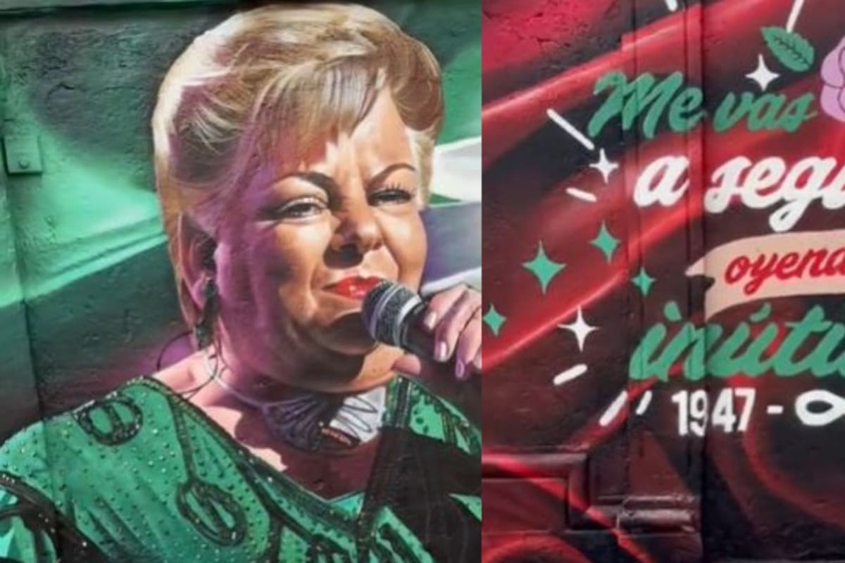 Crean mural en honor a Paquita la del Barrio en la colonia Roma
