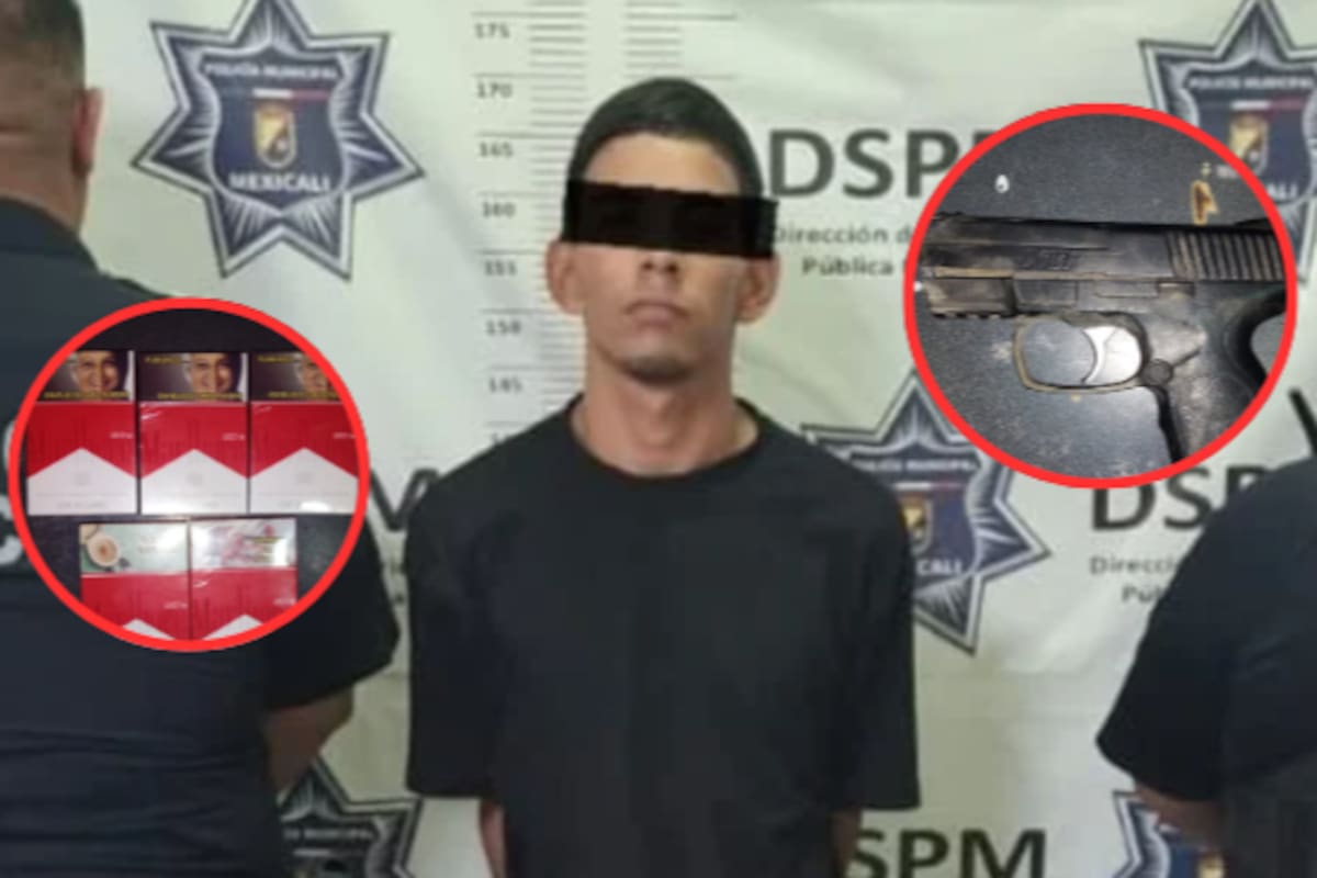Cae “El Tucán” en Mexicali: capturan a objetivo prioritario vinculado a racha de asaltos seriales a comercios