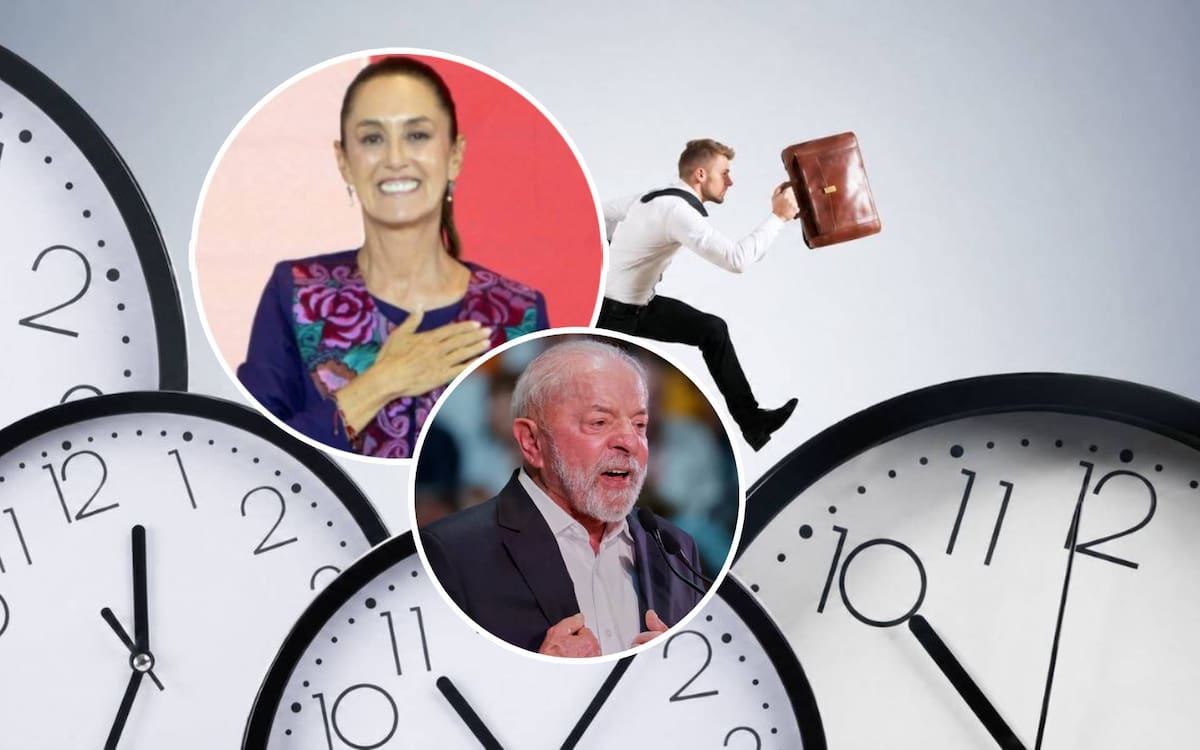 Conoce cómo Lula da Silva y Claudia Sheinbaum implementará la reducción a la jornada laboral en Brasil y México, respectivamente. | AP