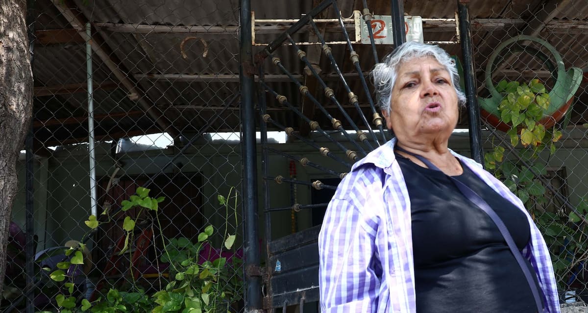 María Jesús Castro Miranda, de 73 años de edad, vecina de la colonia Tirocapes. | Crédito: Teodoro Borbón