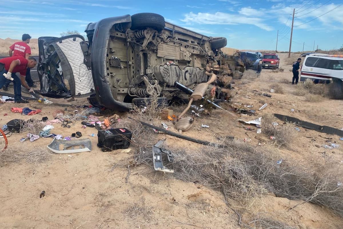 Choque frontal deja cinco muertos y cuatro lesionados en carretera San Luis-Golfo
