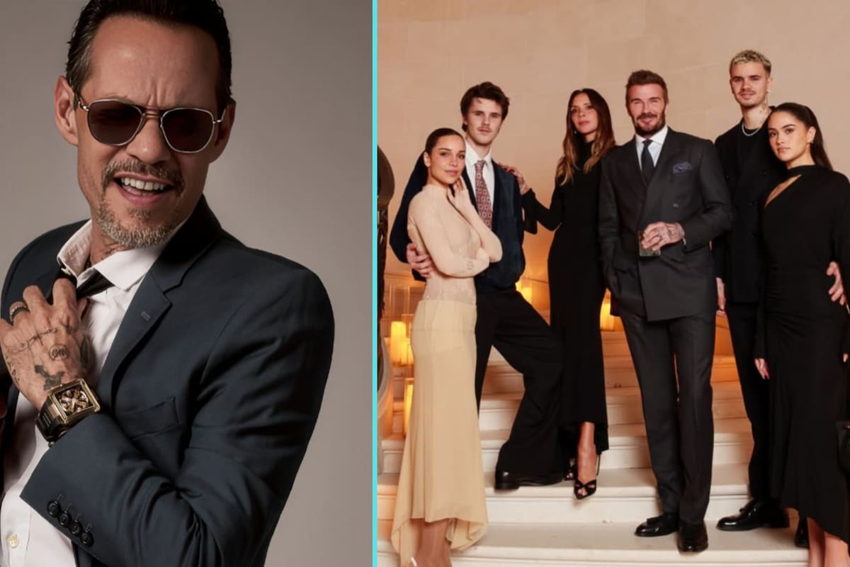 Marc Anthony responde a la polémica familiar de los Beckham y la califica como “extremadamente lamentable”