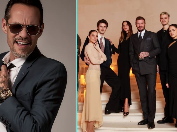 Marc Anthony responde a la polémica familiar de los Beckham y la califica como “extremadamente lamentable”