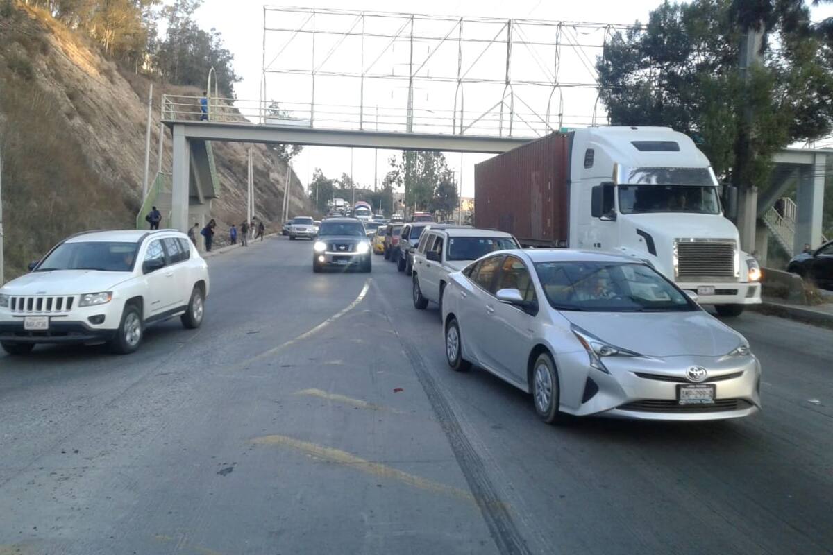 Accidente a la altura del Aguaje de la Tuna ocasiona tráfico en la zona