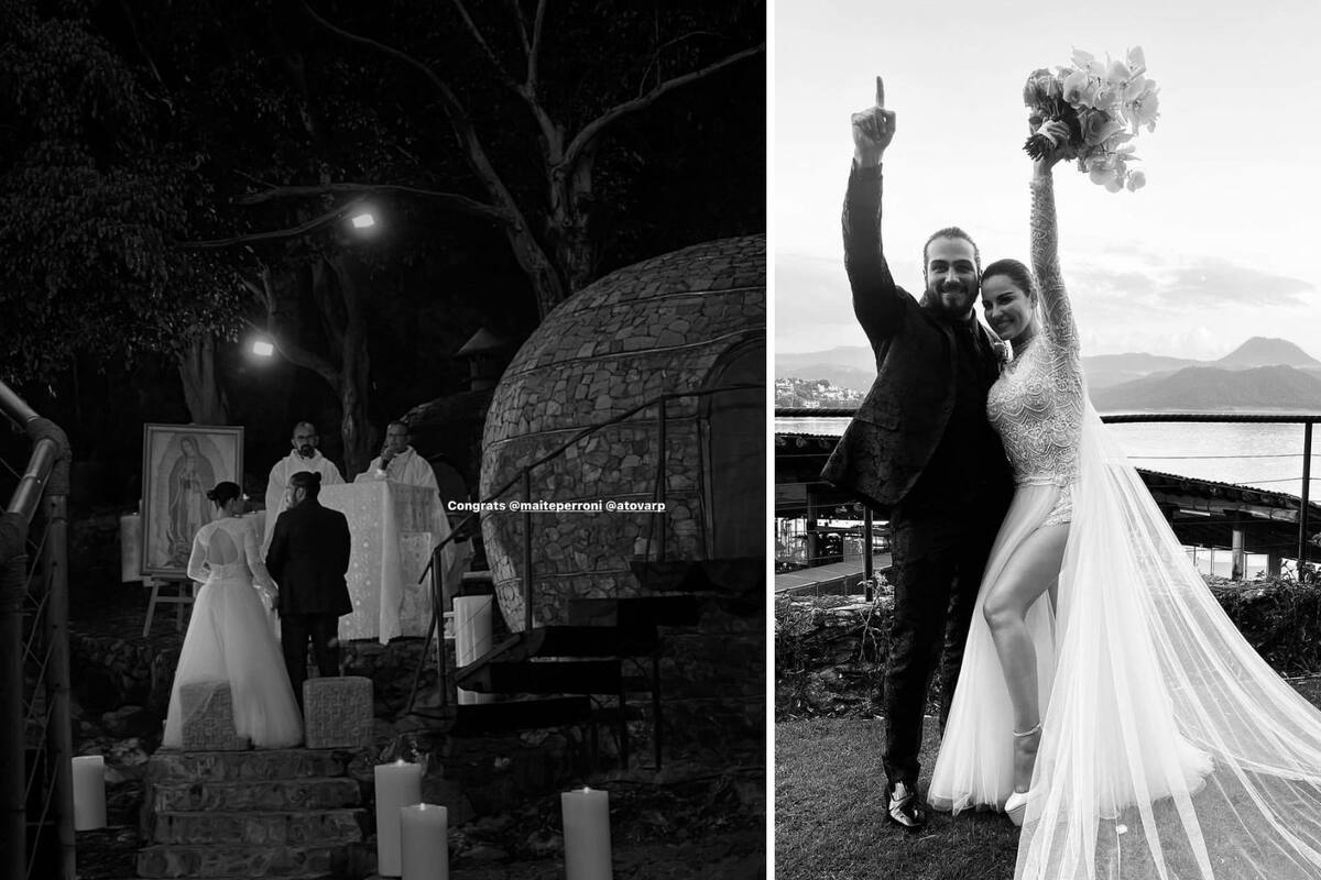 Maite Perroni y Andrés Tovar se casan en Valle de Bravo