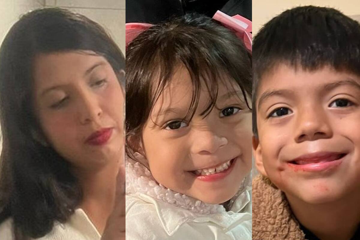 Buscan a Ninfa Pérez Martínez y sus hijos Julieth y Max Efran Eligio Pérez de 3 y 7 años