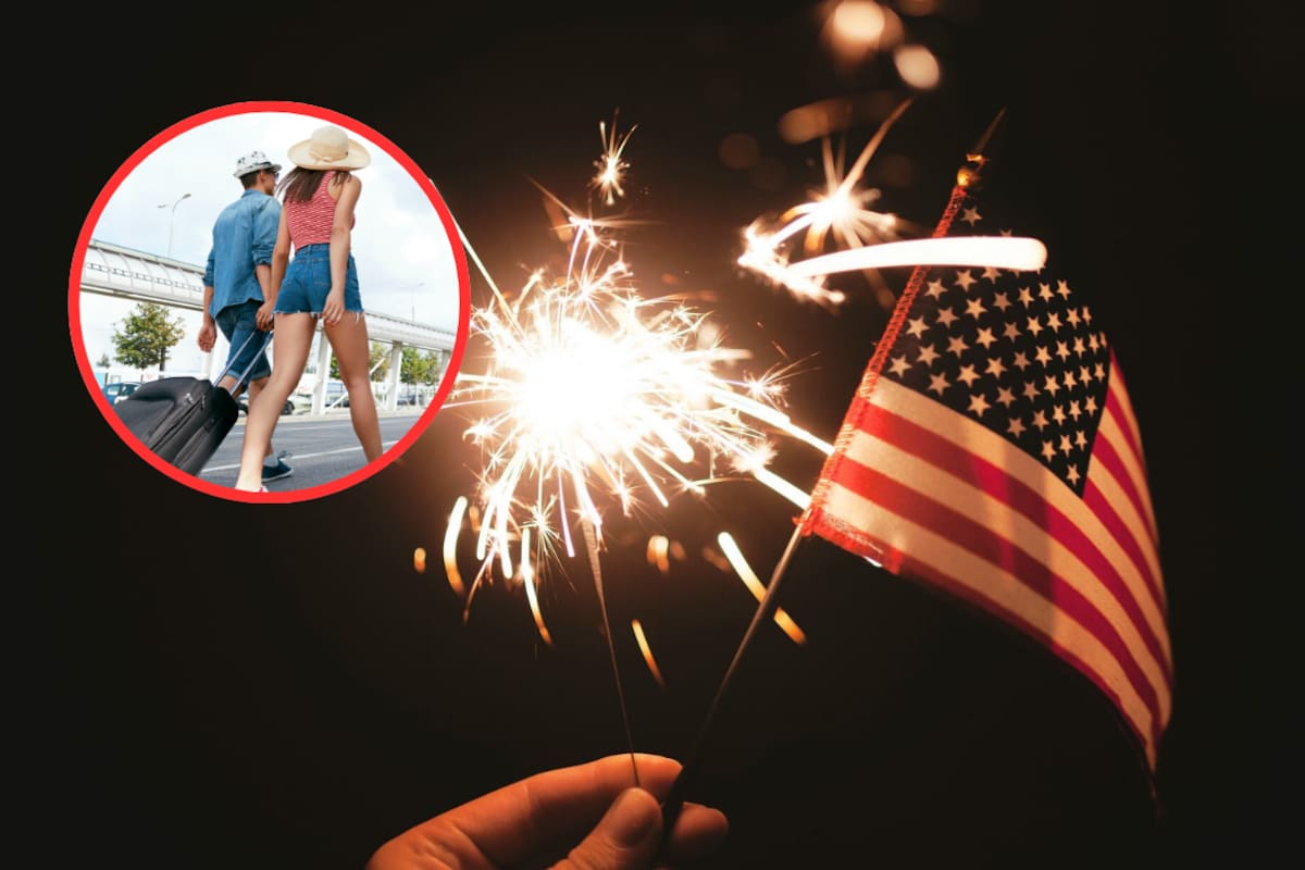 Estados Unidos prevé récord de 72.2 millones de viajeros por el 4 de julio, aeropuertos llenos y festejos por 250 años de independencia