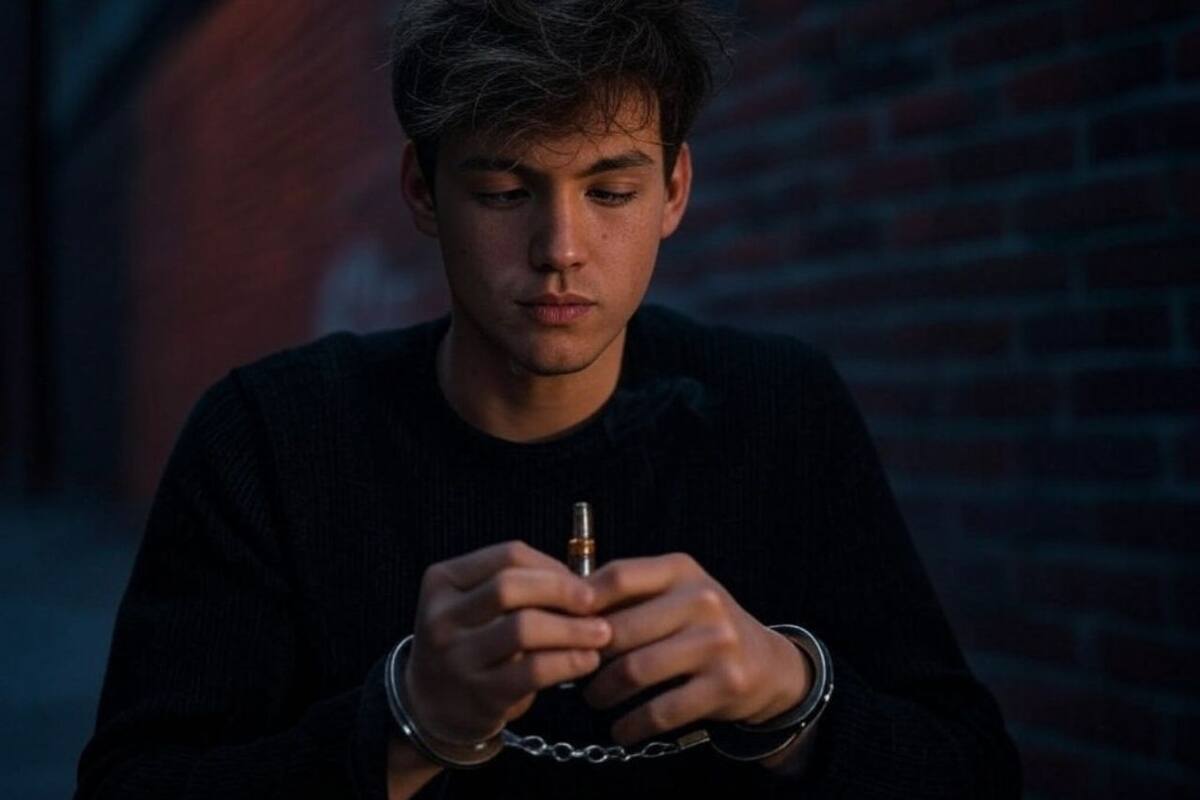 La Unpam detecta que muchos jóvenes detenidos portan vapeadores, pese a que sus padres desconocen su uso. | Foto: Grok