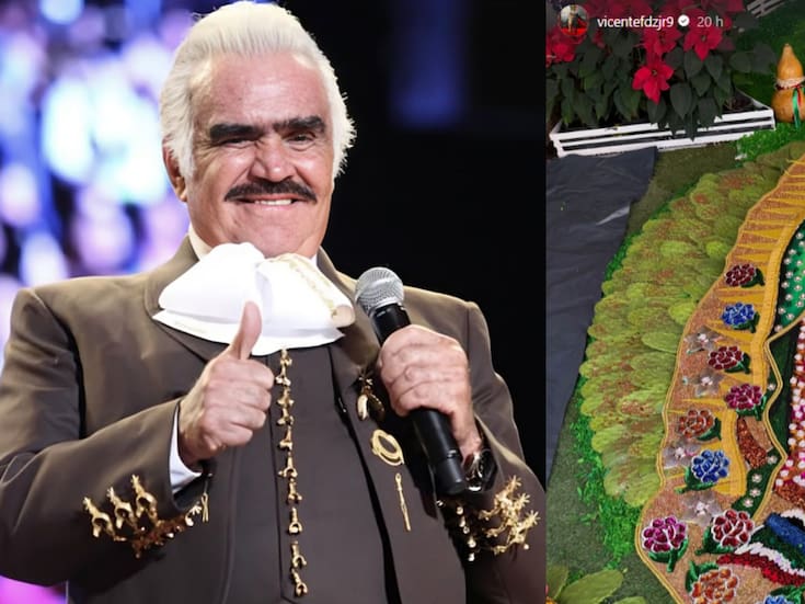 Vicente Fernández: así luce su tumba a cuatro años de su muerte