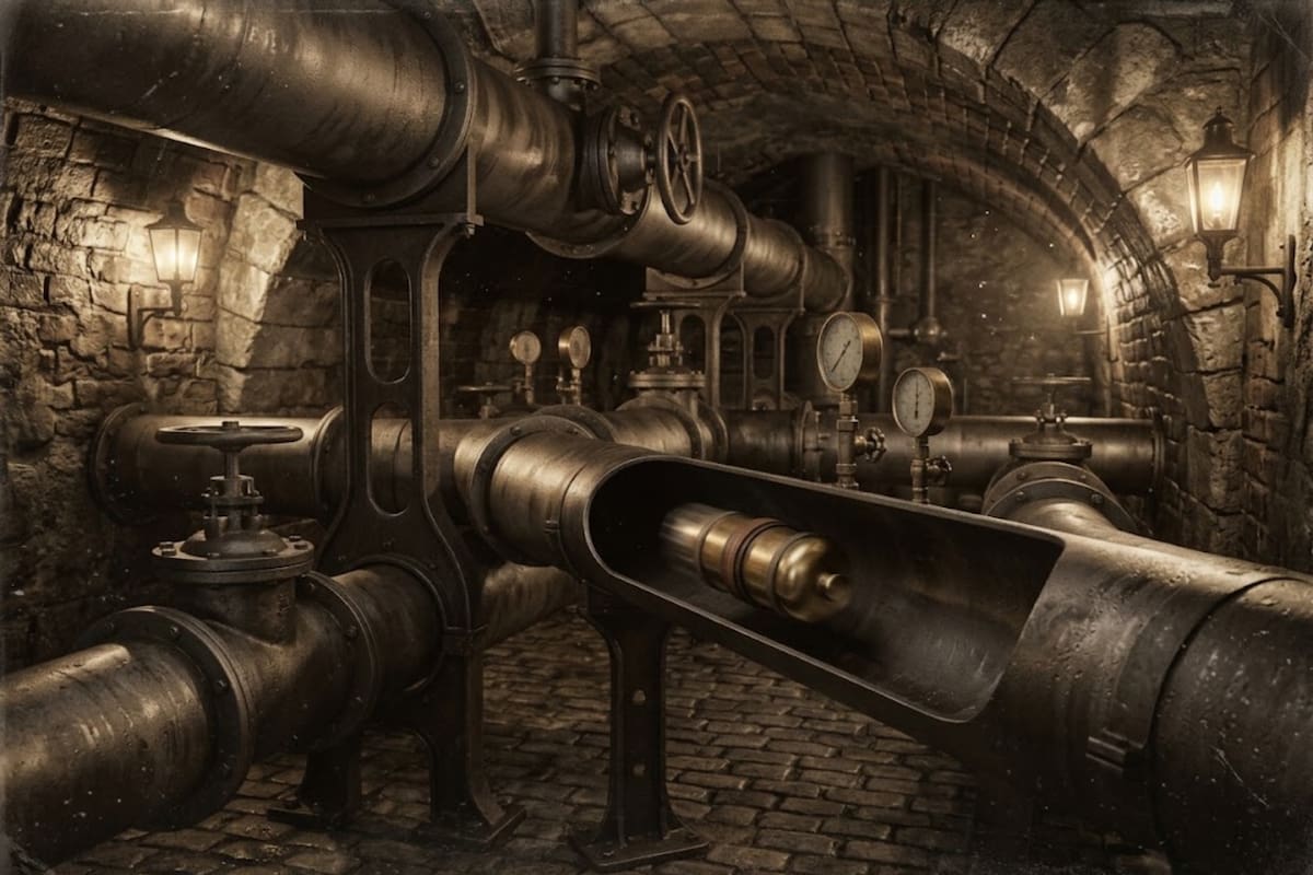 Antes del correo electrónico, París construyó en 1866 una red de tubos para enviar cartas por aire comprimido, llegó a tener 427 kilómetros y 130 oficinas antes de desaparecer en 1984, aunque parte de aquella infraestructura todavía permanece bajo la ciudad