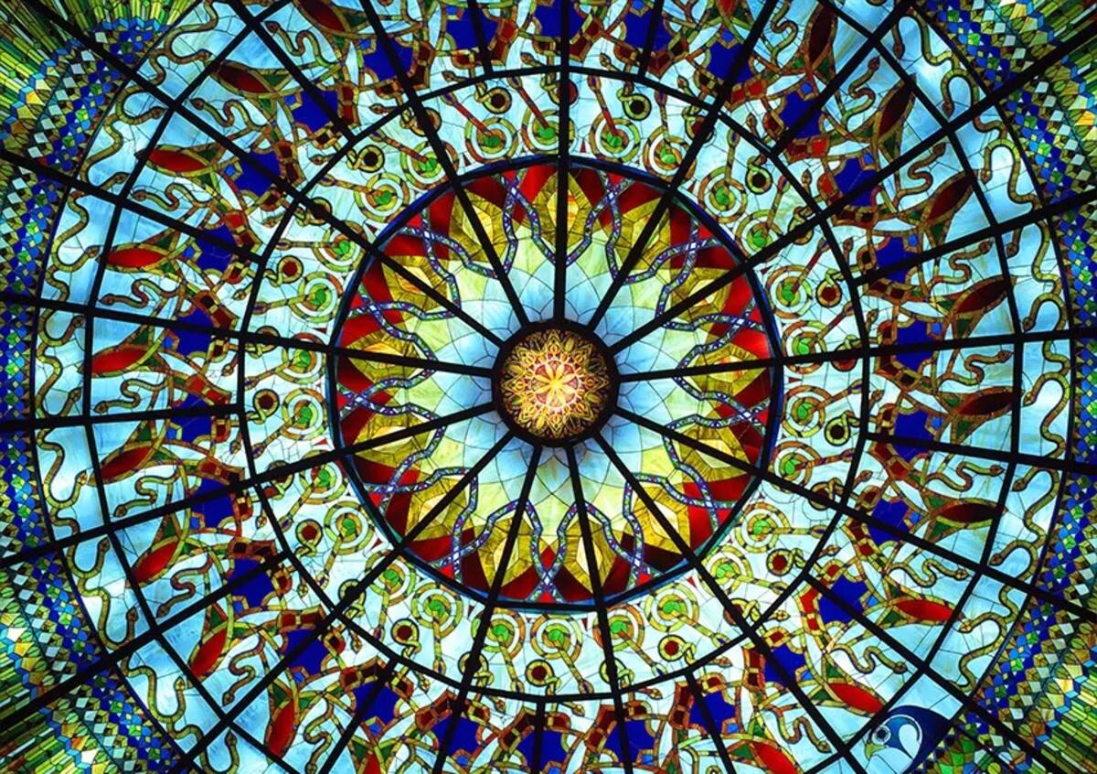 Sala de los Espejos, cúpula, foto vía Damanhur.