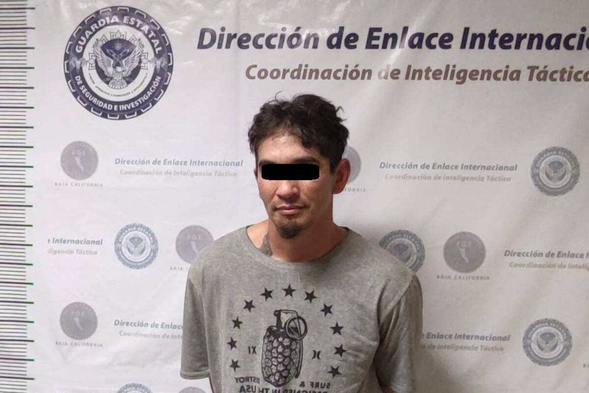 Detienen a estadounidense prófugo, en Mexicali