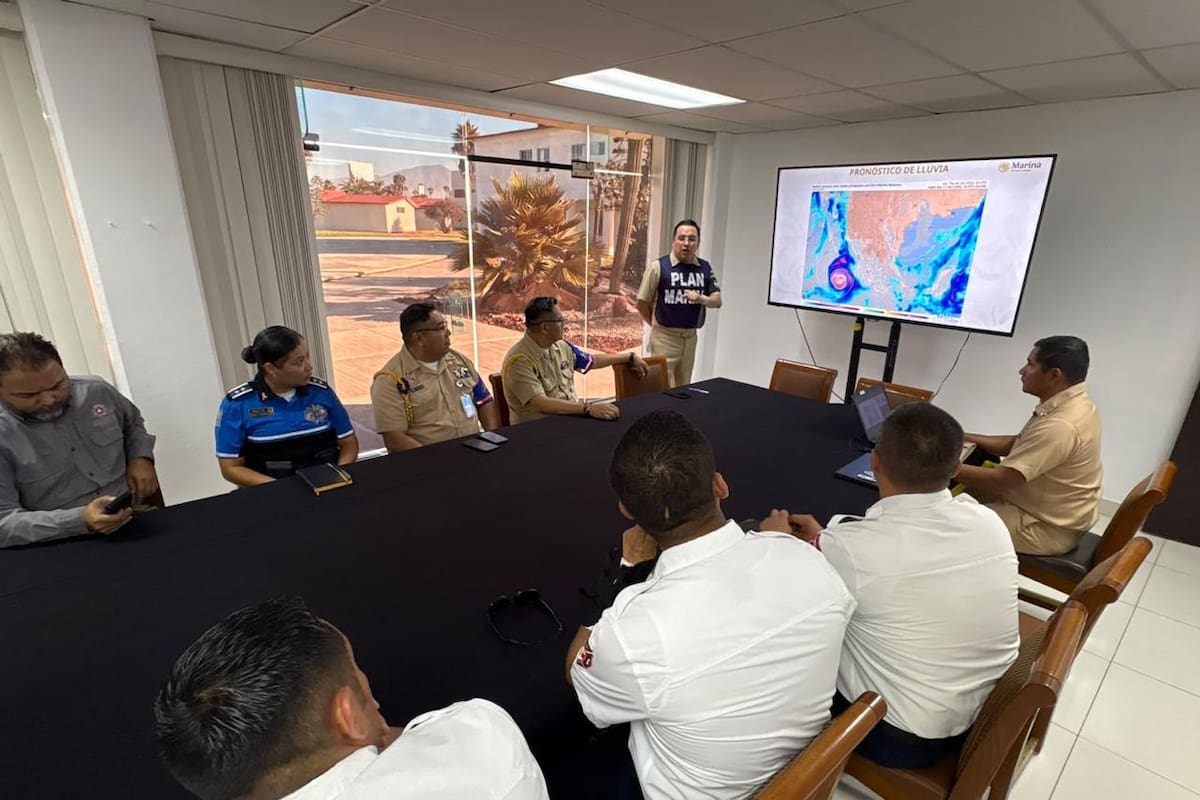 Activan Plan Marina en Baja California ante posibles lluvias y vientos por “Rachel”