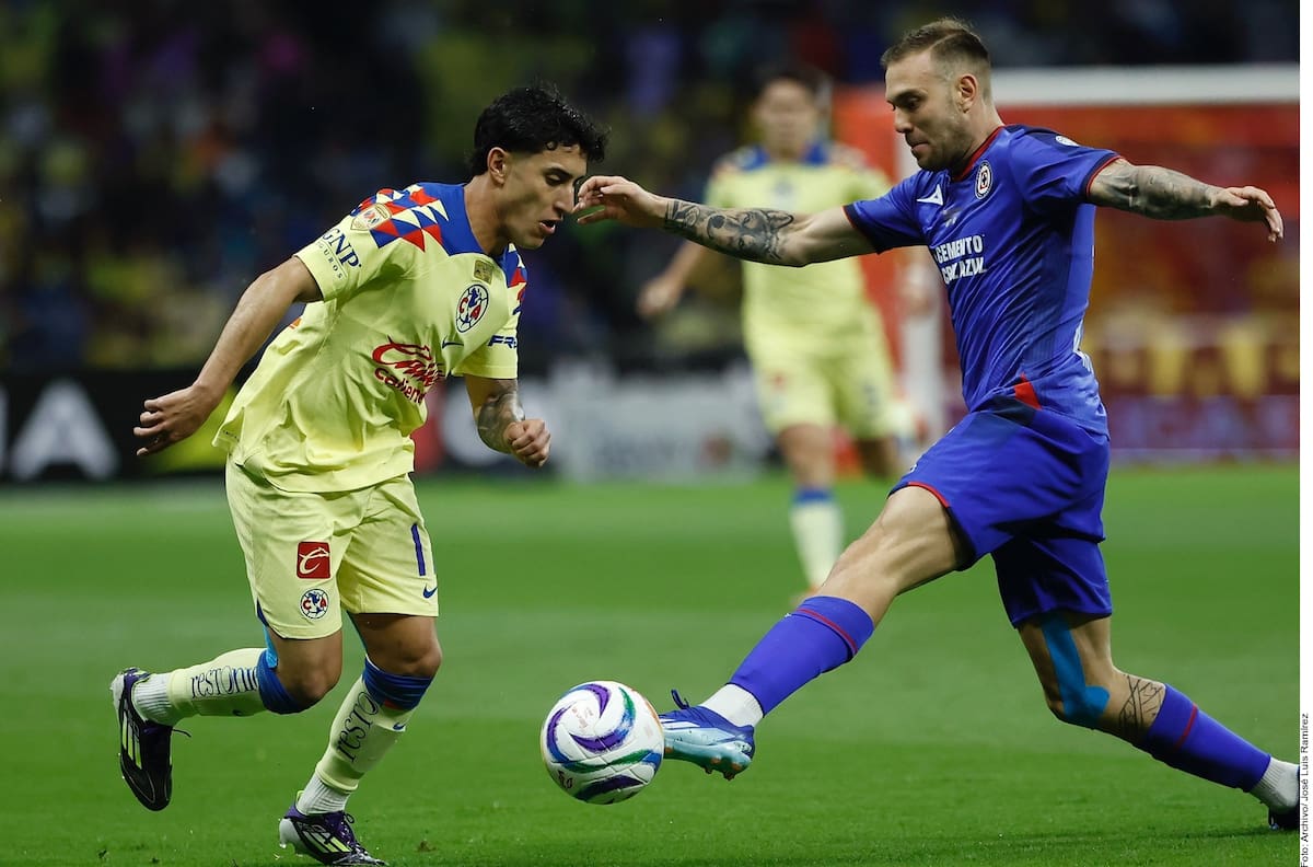 América gana 1-0 a Cruz Azul en la final de vuelta en el Estadio Azteca.