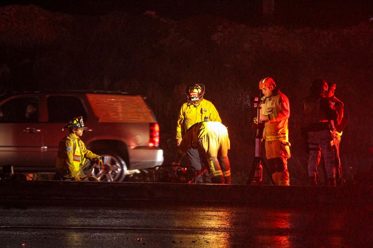 Un hombre murió, una mujer resultó grave y una menor fue trasladada de urgencia tras un choque. Foto: Border Zoom