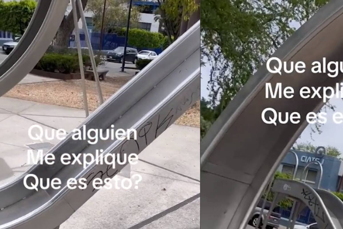 Resbaladero causa impresión por su extraña forma: usuarios lo comparan con una pista de Hot Wheels