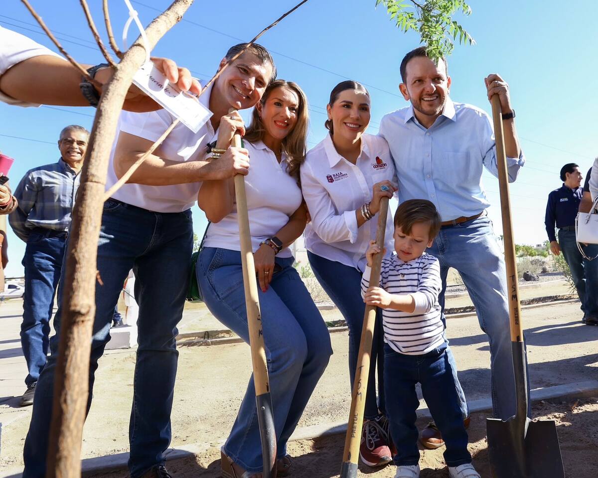 Marina del Pilar apoyó la iniciativa desde que fue alcaldesa electa de Mexicali para convertir un basurero en un área verde y segura para la niñez.