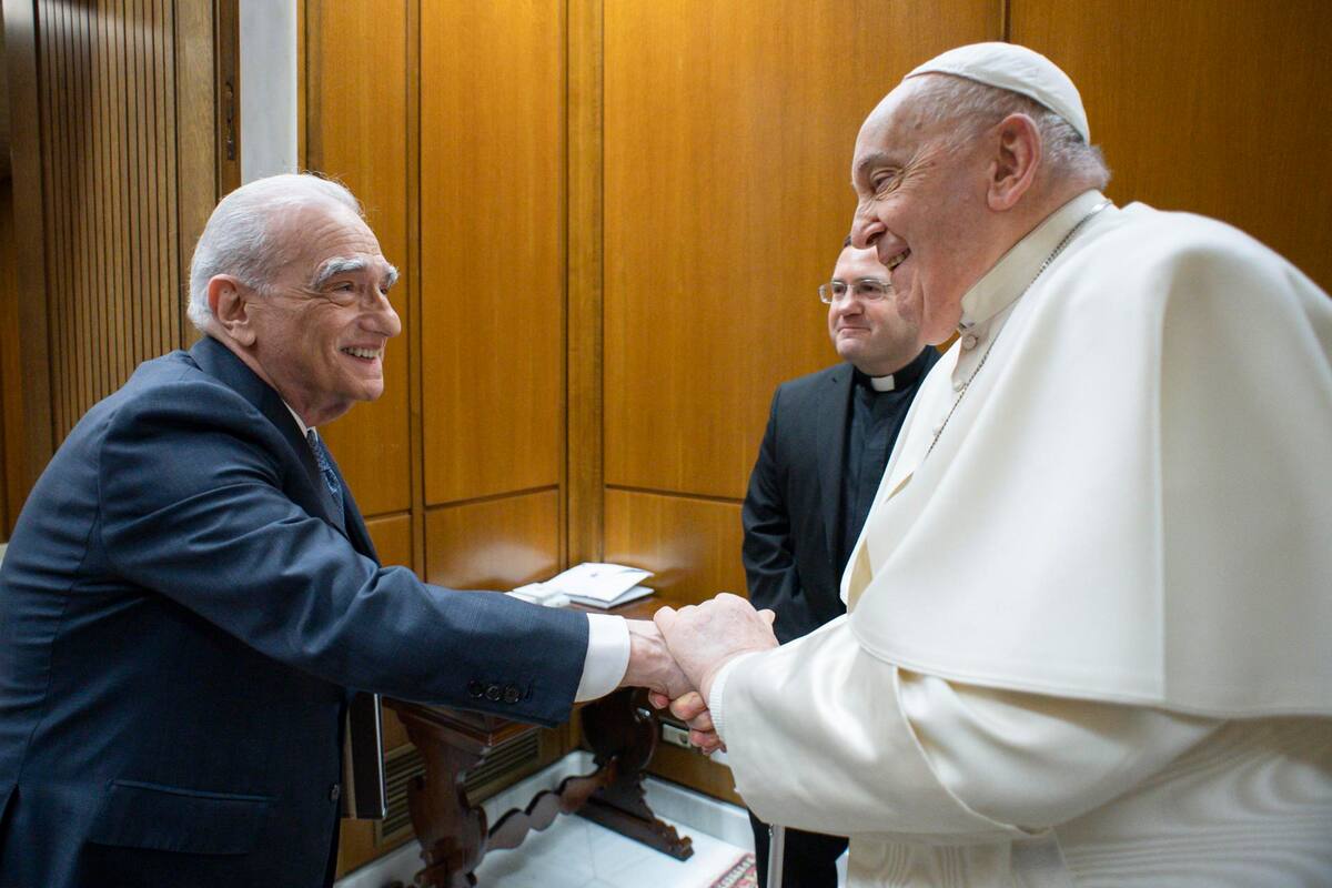Martin Scorsese se reunió con el papa Francisco para discutir su próxima película sobre Jesús