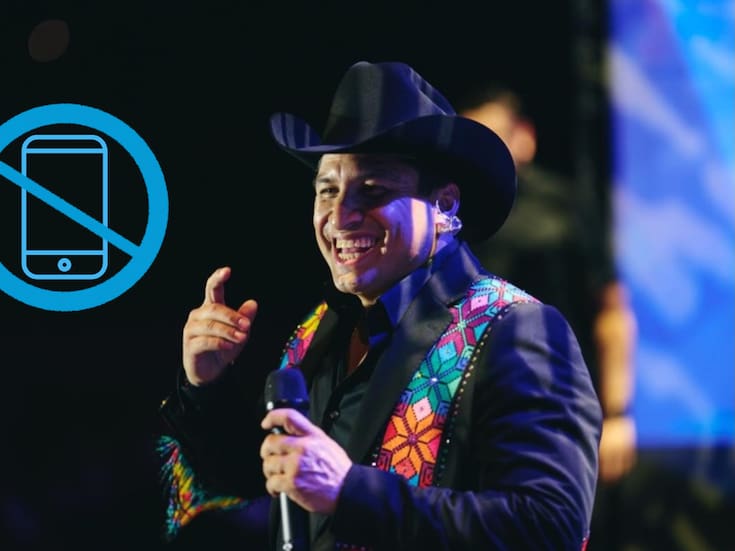 Julión Álvarez pide a fans dejar de lanzarle celulares: “No me los avienten porque los quiebro”