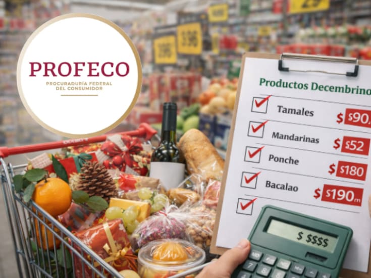 Profeco monitorea más de 200 productos decembrinos y llama a comparar precios antes de comprar