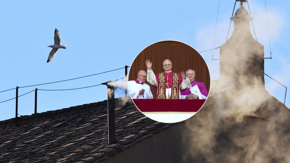 Robert Francis Prevost es elegido como el nuevo Papa; se llamará León XIV. Foto: EFE y captura CNN