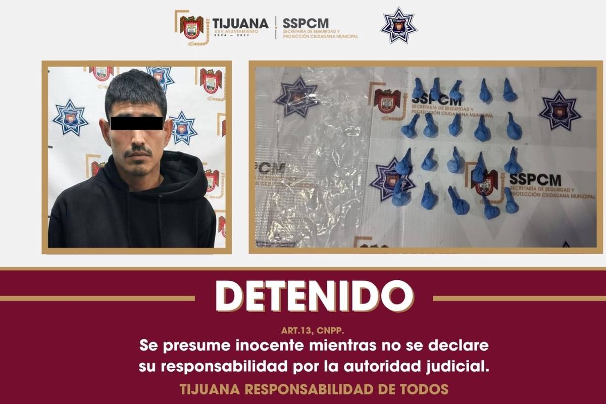 Detienen a presunto implicado en robo e incendio de comercio en Tijuana