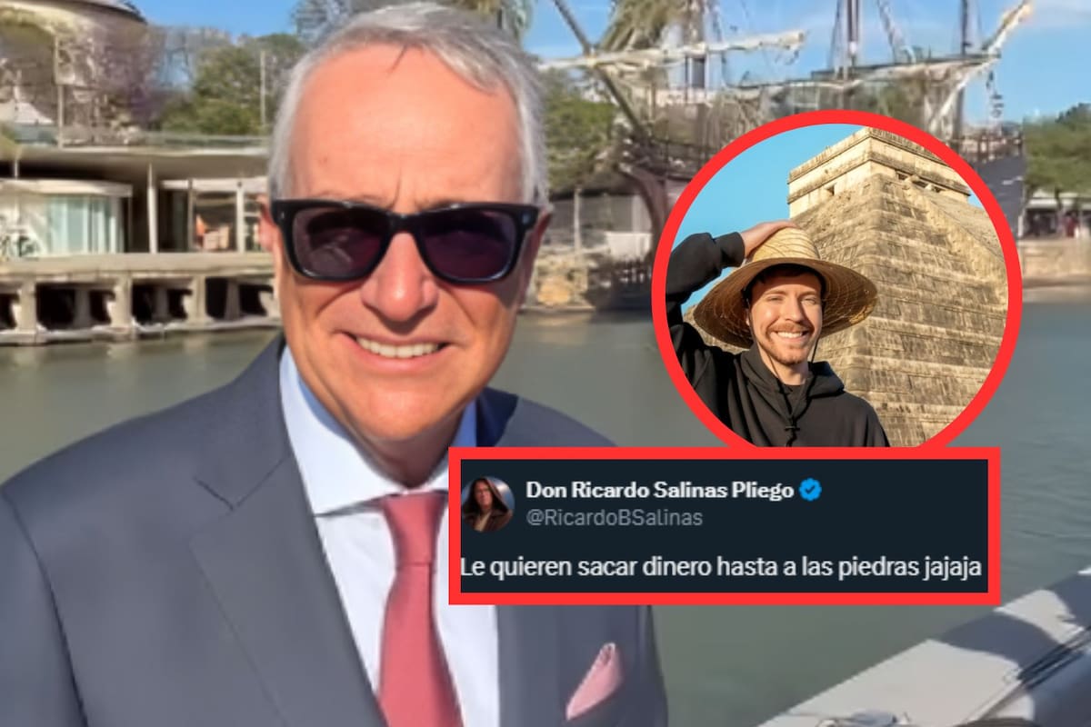 Ricardo Salinas Pliego reacciona a demanda contra MrBeast por grabar en zonas arqueológicas de México