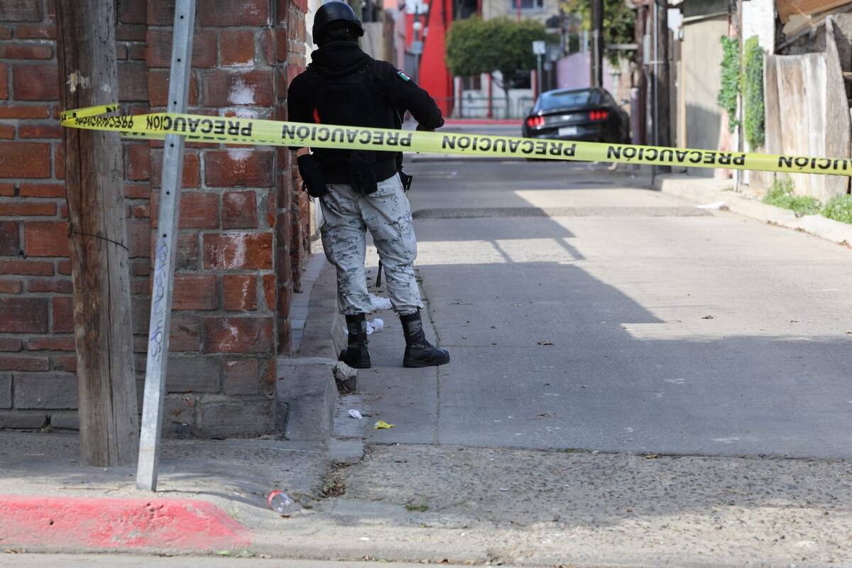 El cuerpo fue localizado en la entrada del callejón Z.