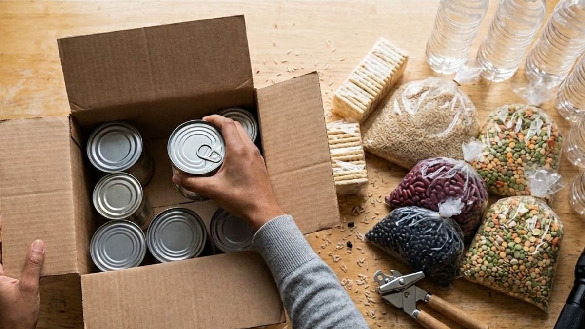 ¿Qué alimentos debes tener en casa ante un huracán? La despensa básica para 72 horas