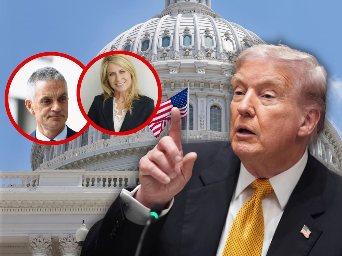 Tim Davie y Deborah Turness renunciaron tras la polémica por la edición de un discurso de Trump. (Crédito: AP/ X @deborahturness)