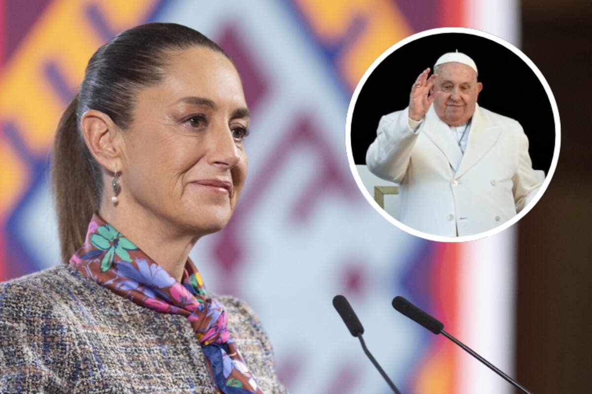 Claudia Sheinbaum envía mensaje de apoyo al papa Francisco en medio de su delicado estado de salud