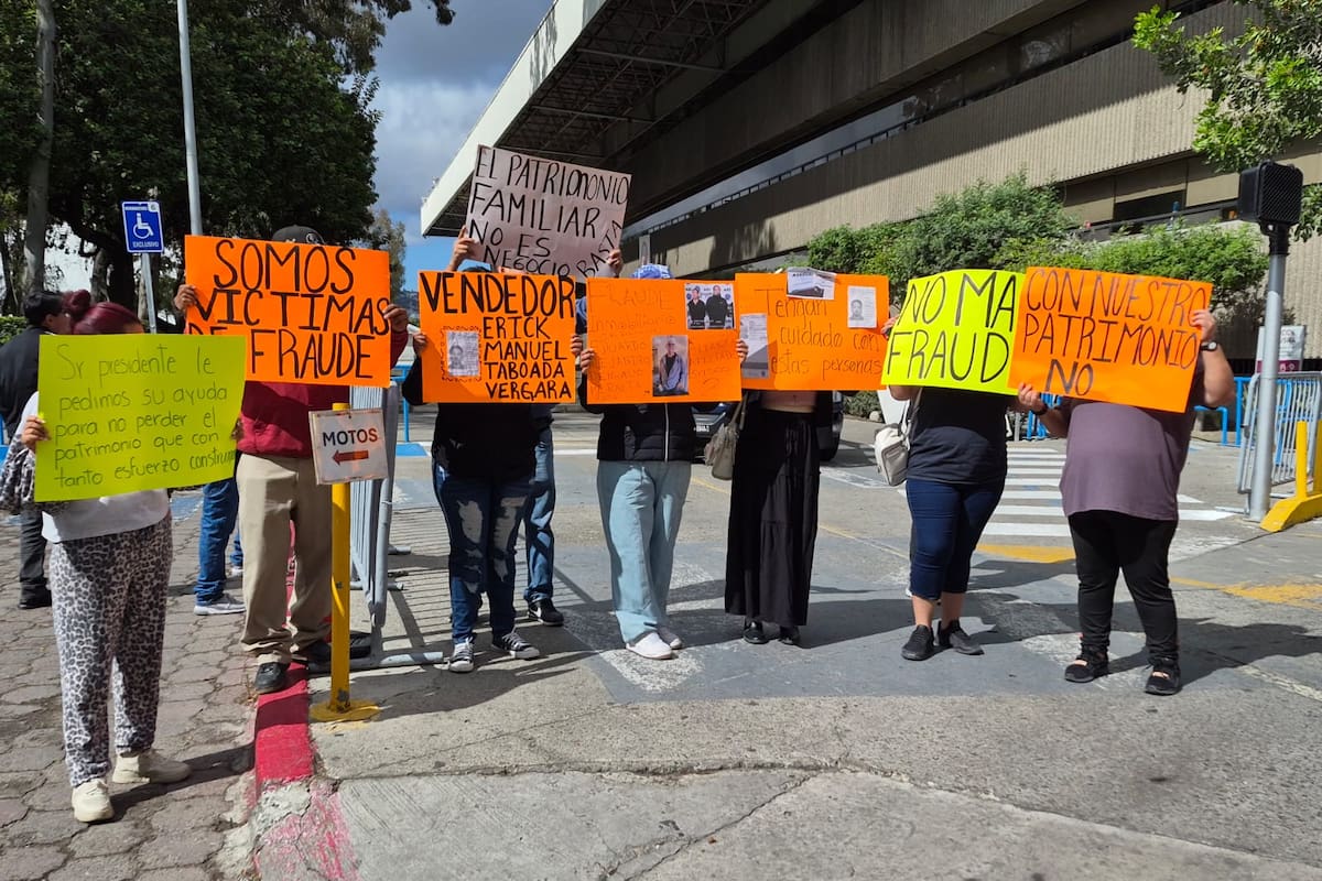 Exigen justicia víctimas del cártel inmobiliario; temen perder su patrimonio