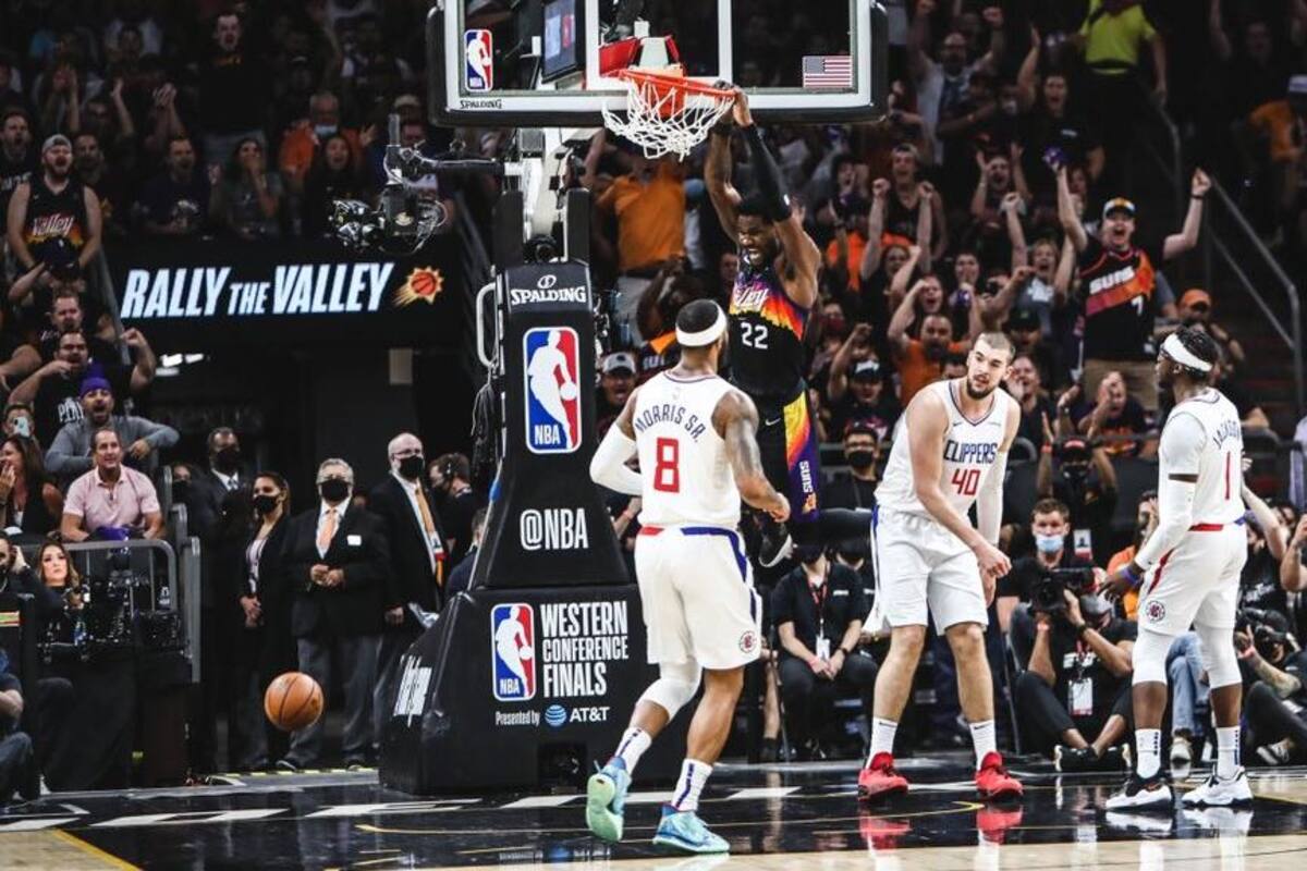Increíble canasta de DeAndre Ayton da victoria a Suns sobre Clippers